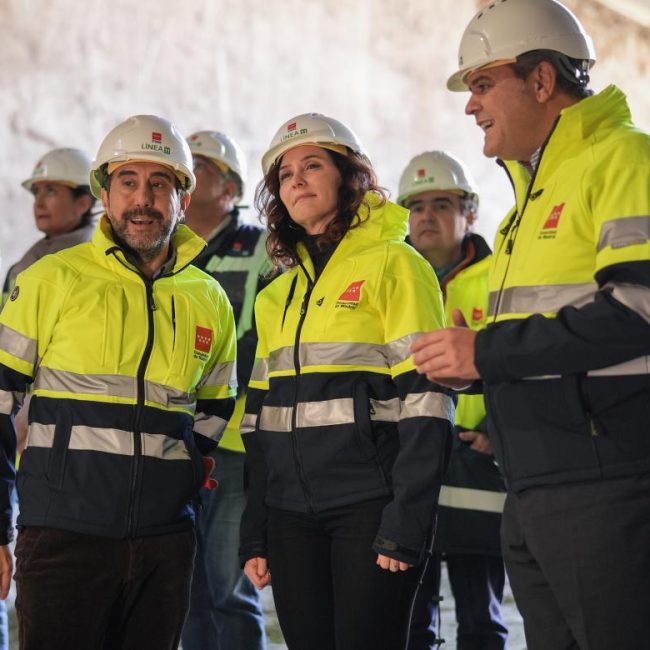 Díaz Ayuso presenta el modelo de excavación que agilizará la ampliación de la L11 de Metro con dos nuevas estaciones en Comillas y Madrid Río